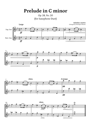 Prelude Op. 28, No. 20 (Saxophone Duet) - Frédéric Chopin