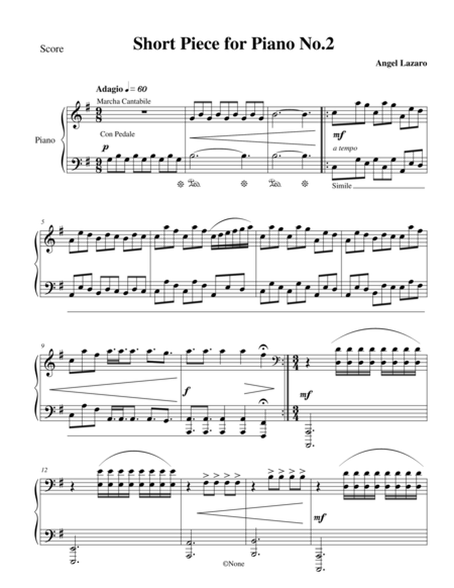 Short Piece for Piano No.2  image number null