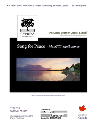 Book cover for Song for Peace