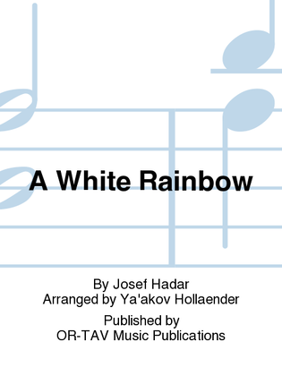 Book cover for A White Rainbow