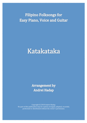 Book cover for Katakataka (Easy Piano, Voice and Guitar)