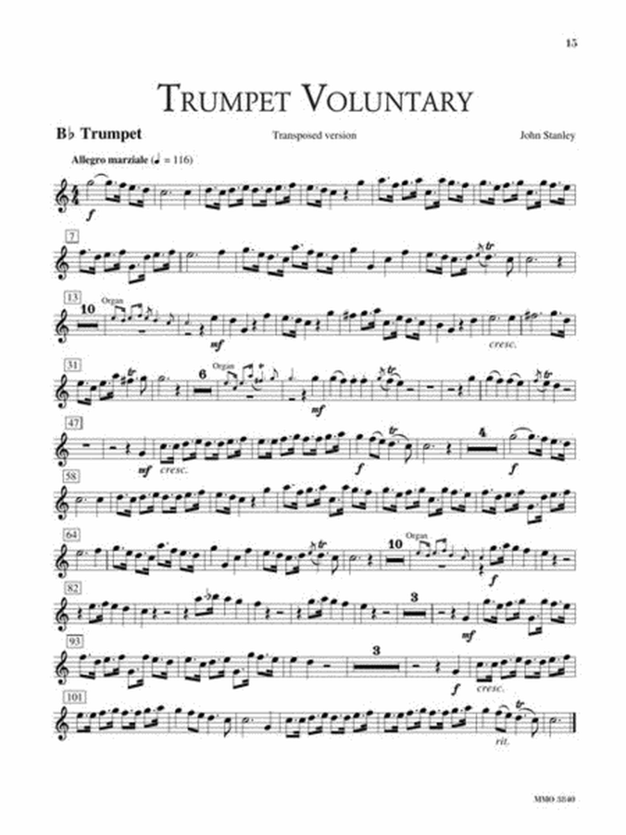 Classic Pieces for Trumpet & Organ - Music Minus One by Various Trumpet - Sheet Music