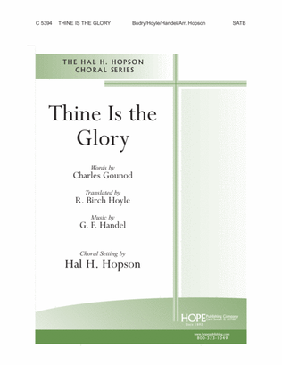 Book cover for Thine Is the Glory