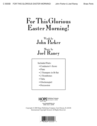 Book cover for For This Glorious Easter Morning