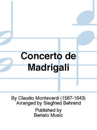 Concerto de Madrigali