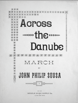 Book cover for Across the Danube. March
