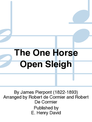 Book cover for The One Horse Open Sleigh
