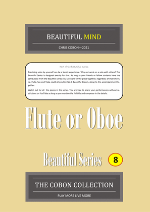 Book cover for No.8 Beautiful Mind (Flute or Oboe)