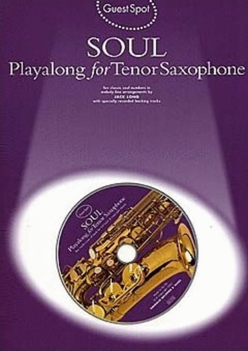 Guest Spot Soul Tenor Sax Book/CD
