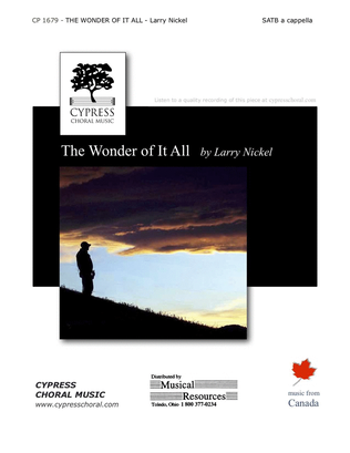 Book cover for The Wonder of It All