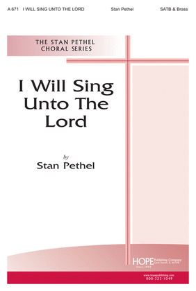 Book cover for I Will Sing unto the Lord