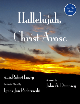 Book cover for He Arose (Trio for Viola, Cello and Piano)