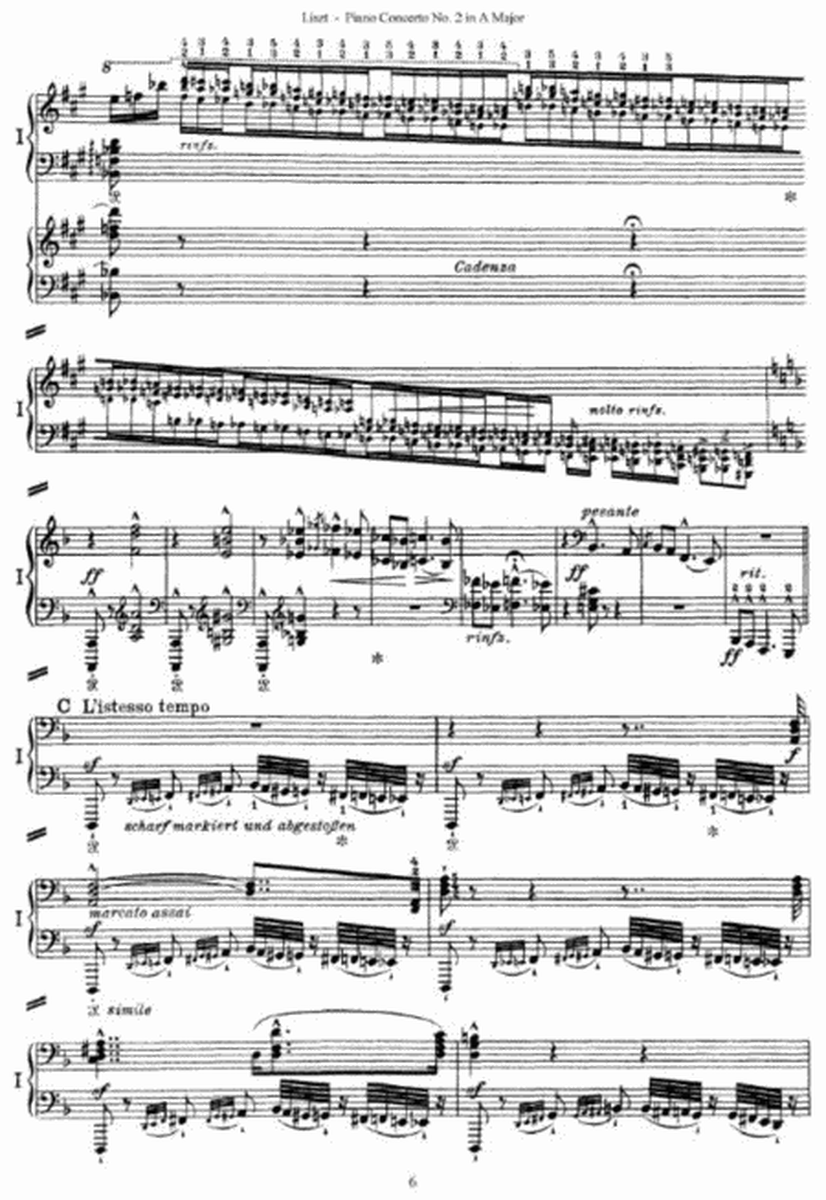 Franz Liszt - Piano Concerto No. 2 in A Major