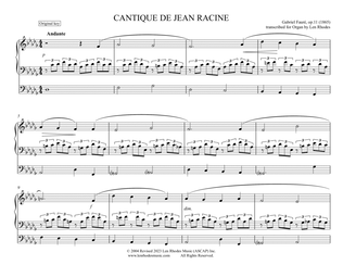 Cantique de Jean Racine, Gabriel Fauré - Organ Solo