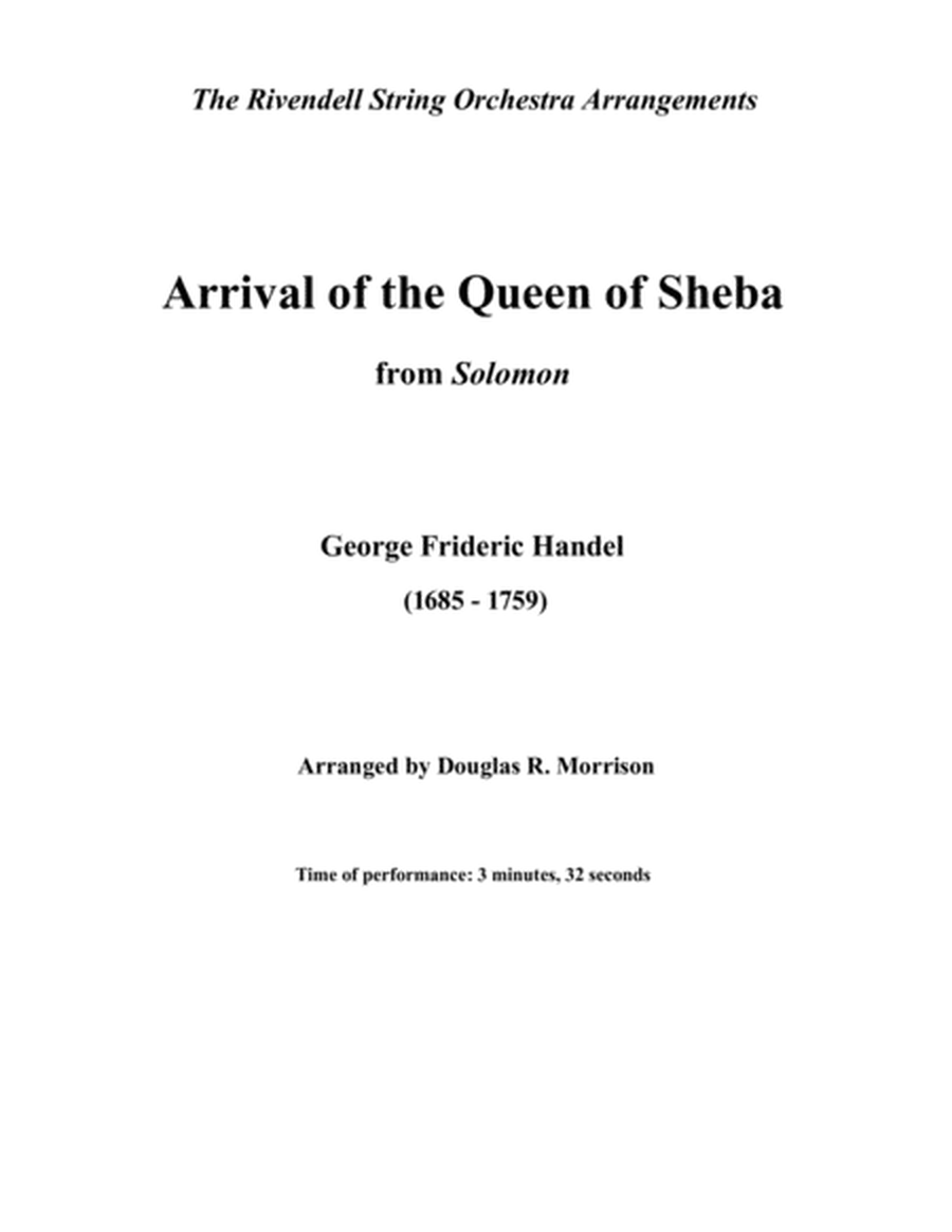 Arrival of the Queen of Sheba from Solomon image number null