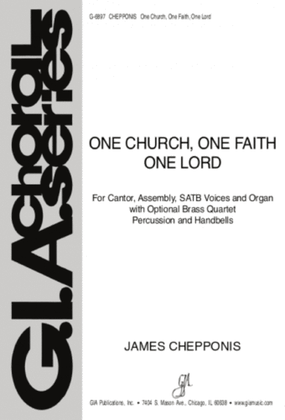 Book cover for One Church, One Faith, One Lord - Full Score and Parts