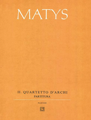 Book cover for String quartet No. 2