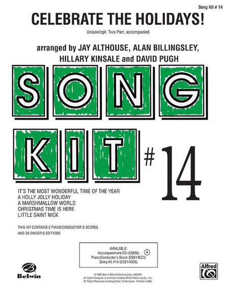 Celebrate the Holidays: Song Kit #14