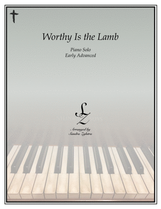 Book cover for Worthy Is The Lamb (early advanced piano solo)