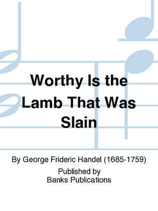 Book cover for Worthy Is the Lamb That Was Slain