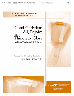 Book cover for Good Christians All, Rejoice