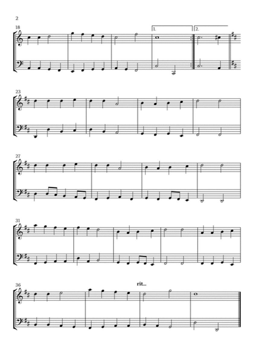 Good King Wenceslas (Flute and Tuba) - Beginner Level image number null