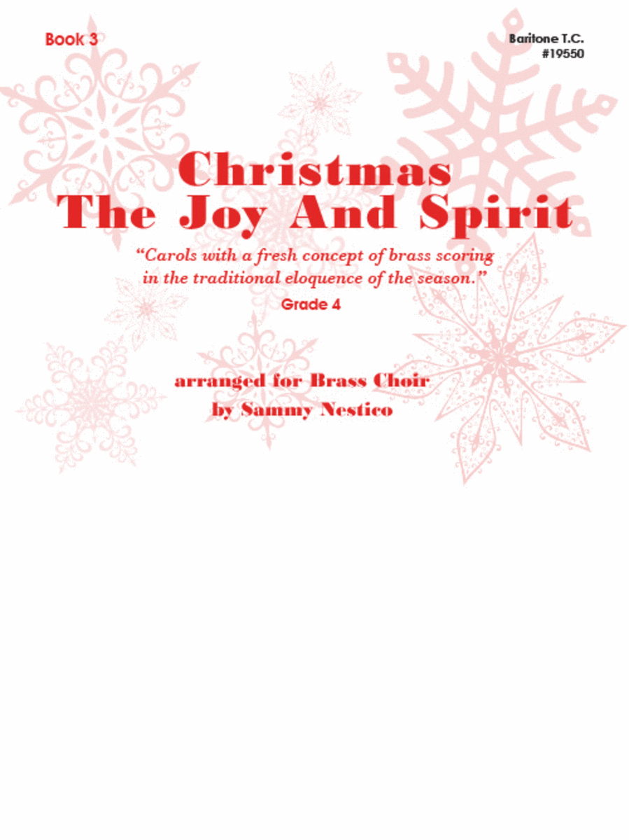 Christmas The Joy & Spirit - Book 3 - Baritone TC (optional)