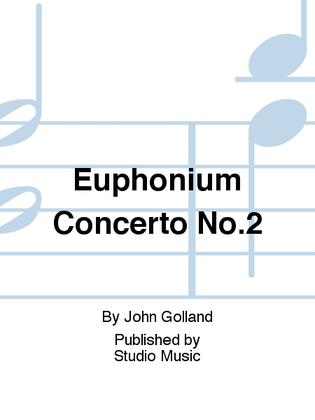 Book cover for Euphonium Concerto No.2