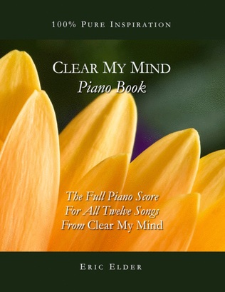 Clear My Mind Piano Book