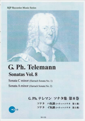 Book cover for Sonatas Vol. 8