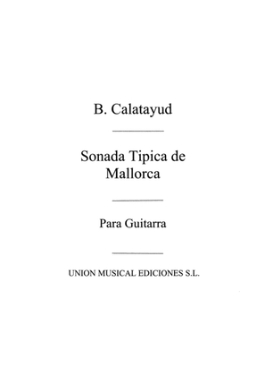 Book cover for Sonada Tipica De Mallorca for Guitar