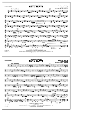 Evil Ways (arr. Paul Murtha) - Baritone T.C.