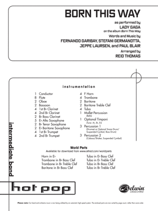 Born This Way: Score