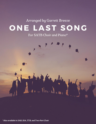 Book cover for One Last Song (SATB)