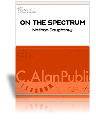 Book cover for On the Spectrum (score only)