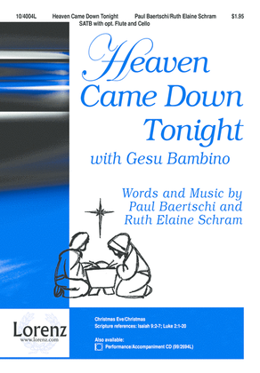 Book cover for Heaven Came Down Tonight