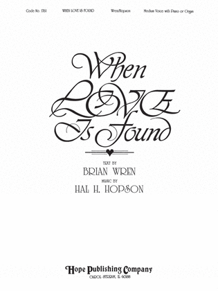 Book cover for When Love Is Found