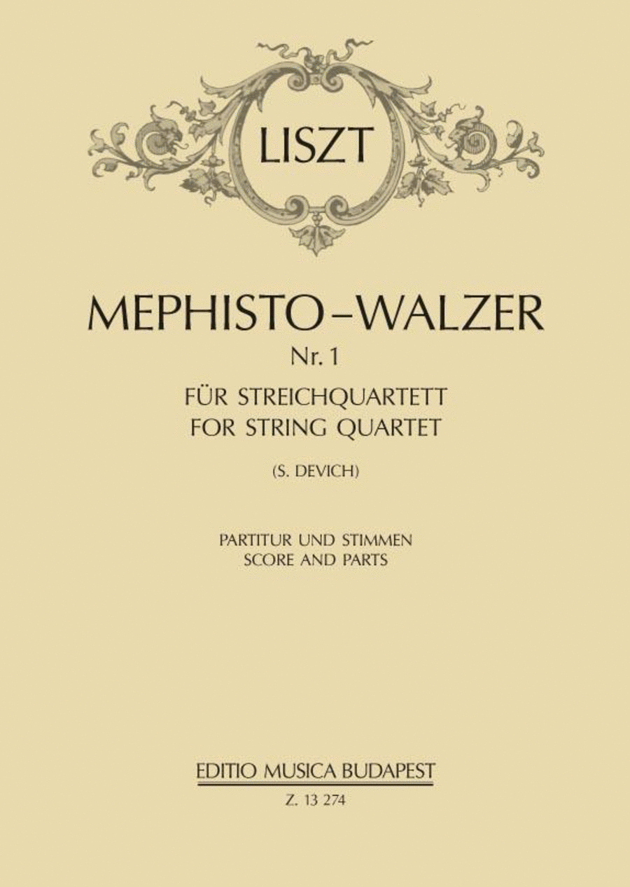 Mephisto-Walzer Nr. 1 für Streichquartett