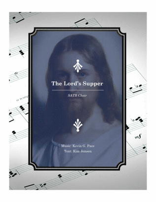 Book cover for The Last Supper - SATB choir with piano accompaniment