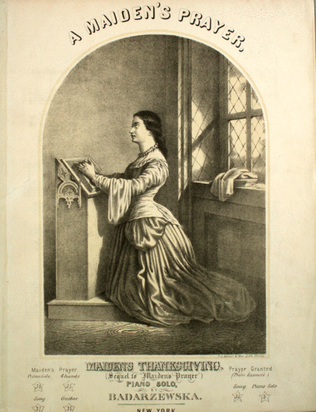 Book cover for La Priere D'Une Vierge (The Maiden's Prayer)