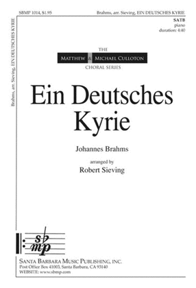 Book cover for Ein Deutsches Kyrie - SATB Octavo