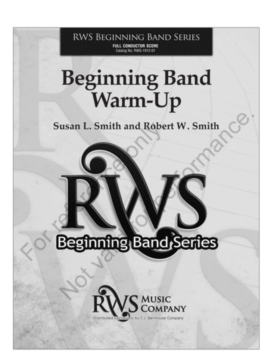 Beginning Band Warm-Up image number null