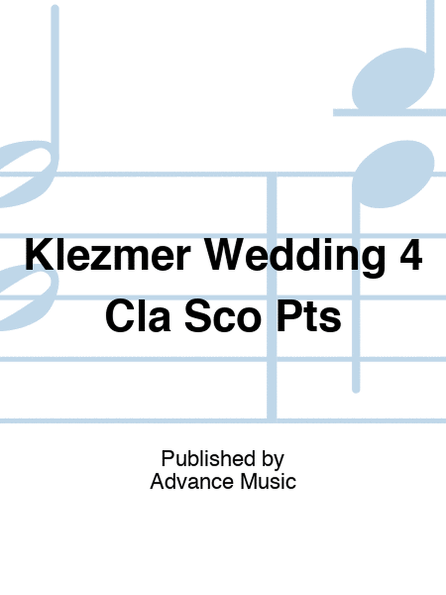 Klezmer Wedding 4 Cla Sco Pts
