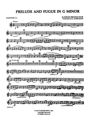 Book cover for Prelude and Fugue in G Minor: Baritone T.C.