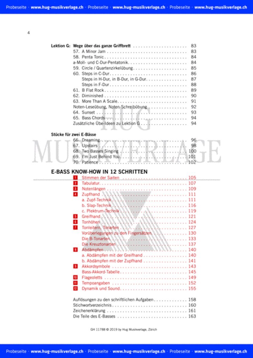 E-Bass ABC bis Z