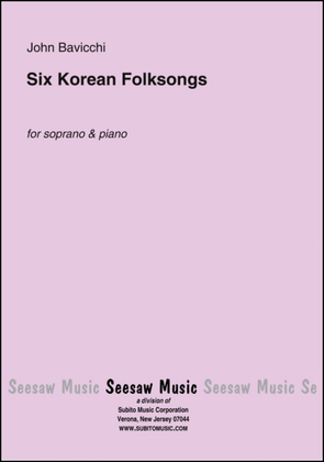 Book cover for Six Korean Folksongs
