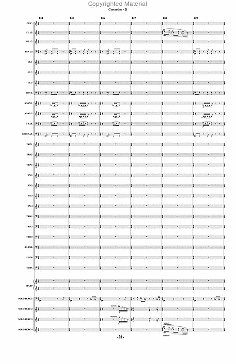 Concertino for 4 Percussion image number null