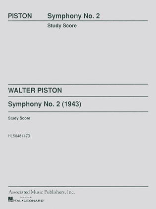 Book cover for Symphony No2 Study Score