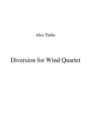 Book cover for Diversion for Wind Quartet