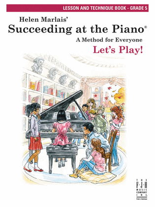 Book cover for Succeeding at the Piano, Lesson & Technique Book - Grade 5